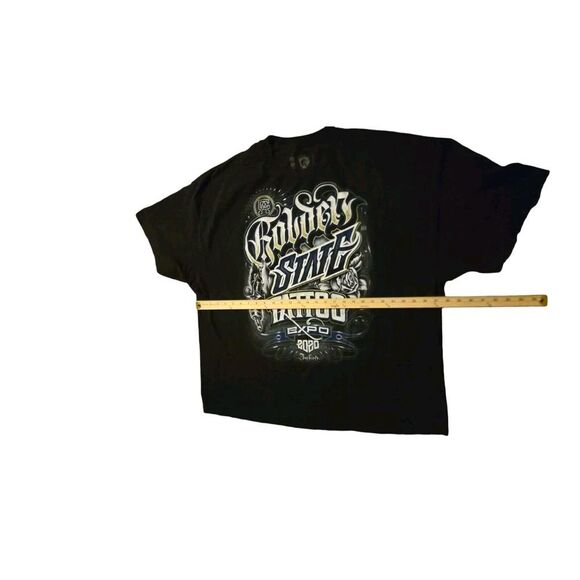 Ogabel Hip Hop T-Shirt Men's 4XL Tattoo Expo 2020 Inked Chicano Loose - Picture 5 of 5